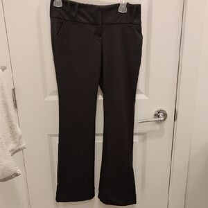Ricki's Elite Dark Gray Trouser Pants Womens Size 0